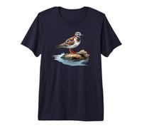 Bird Series. Ruddy Turnstone. Premium T-Shirt