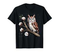 Bird Series. Western Screech Owl. T-Shirt