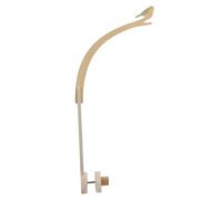 Bird Shape Baby Crib Mobile Arm, Wooden Mobile Hanger with Adjustable Height, Stable Triangular Stand for Crib Canopy and Mobile, Beech Wood Baby Mobile Holder for Home