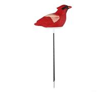 Bird Shape Soil Moisture Meter, with Singing Alarm, Automatic Night Sensor Plant Water Tester, for Garden Pots, Red(Red)