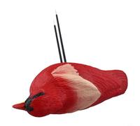 Bird Shape Soil Moisture Meter with Singing Alarm, Plant Water Tester Sensor for Potted Flowers Bonsai Garden, Automatic Night Off, for Easy Care Tool(Red)