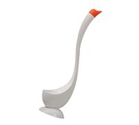 Bird Shape Toilet Brush with Holder & Extended Handle Plunger Set Soft Dense Bristles for Bathroom dir