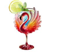 Bird Shaped Cocktail Glasses - Cocktail Bird Cup, 3D Stemless Wine Glass | Uniques Barware for Parties, Wedding & Birthday, Fun Novelty Drinkware, Flamingo//Parrot/Peacocks Glass for Home Bars