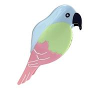 Bird Shaped Hair Clip - 7cm Parrot Claw Colourful Acetate Jaw Clips | Cellulose Hair Accessories for Women, Girls, Adults, All Ages Fashionable, Stylish, Fun, Practical, Allt