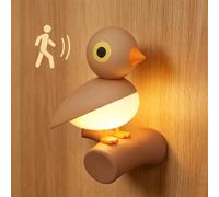 Bird Shaped Touch Sensitive Night Light, USB Rechargeable Table Lamp