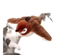 Bird Shaped Toy - Cat Entertainment Toy | Cat Toys Rechargeable Flutter Bird Sparrow Realistic Squeak Tweet Touch Activated Kitten Toy Toy