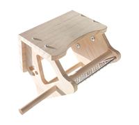 Bird Shelter House Bird Perch Stand Parrot Grind Scratcher Cage Toy Scratcher Stops Modern Birdhouse for Home Decor