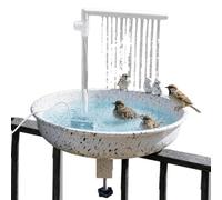 Bird Shower Fountain Removable Automatic Parrot Bathtub