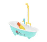 Bird Shower | Parrot Automatic Bathtub with Water Circulation Practical Cockatiel Bath Tub | Durable Cute Shower Play Artifact Special Bathing Tool for Small Medium Birds
