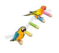 Bird Shower Perch - Parakeet Climbing Ramp | Multifunctional Suction Cup Bird Cage Perch for Parrot Parakeet Cockatiel Conure