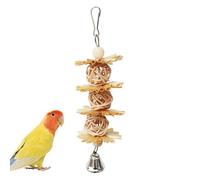 Bird Shredding Toys - Cockatiel Chew Toy Collection, Colorful Shredding Activity Set, Secure Metal Hook Attachment System | Engaging Eaves Decoration For Various Birds In Aviary