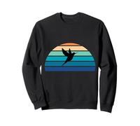 Bird Silhouette Fun Birding Watching Birds Sweatshirt