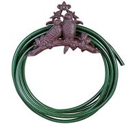 Bird Silhouette Hose Holder Brown Garden Watering Hosepipe Connector Fitting