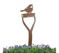 Bird Silhouette Stake - Iron Metal Rusty Standing Bird Stake for Garden,Realistic Landscape Decor Accessories for Terrace, Forest, Courtyards, Parks, Children's Playground