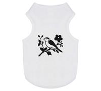 'Bird Sitting on Tree Branch' Pet Dog/Cat T-Shirt (PT00154229)