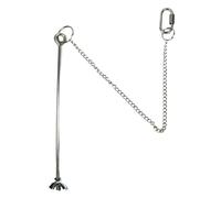 Bird Skewer, Stainless Steel Chicken Veggies Skewer Fruit Holder, Bird Veggies Skewer Fruit Food Holder, Chicken Toys(Fruit Fork Part-12cm,Silver)
