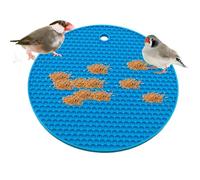 Bird Slow Maker - Budgie Mat | Puzzle Feeder Mat | Silicone Bird Slow Feed Mattes