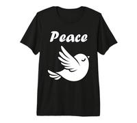 Bird Small Dove Minimalist Simple Dove of Peace Premium T-Shirt