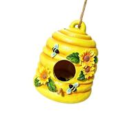 Bird, Small Pet Cage Rest House with Suspended Resin Shelter, Top Loop Design, Daily Resting Space, Indoor Home Perch, Single Piece Layout Private Perch Daily Retreat Cage Accessory
