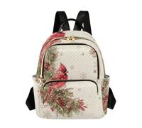 Bird Snowflake Butterfly Backpack Women Ladies Handbag Shoulder Bag Casual Daypack Gift for Work College Small