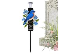 Bird Solar Light | Decorative Waterproof Bird Cemetery Stake Lamp | Solar G