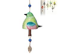 Bird Song Bell Collection - Wind Chime, Courtyard Decoration, Hanging Bell for Garden, Home, Outdoor Funny Gift (Green)