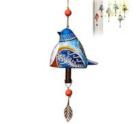 Bird Song Bell Courtyard Decoration, Wind Chime for Garden Home Outdoor, Hanging Bell Collection, Funny Gift (Blue)