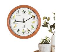Bird Song Clock, 10 Inches Vintage Bird Cuckoo Clocks That Sing On Hour With Sound, Novelty Chiming Wall Clocks, Decorative Art Craft Cuckoo Bird Clocks Collectible For Home Bedroom