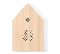 Bird Sounds Device, Nature Sound Box, Motion-Activated Feature, Sleep Aid Relaxation Tool, Ideal for Meditation and Decor Use, 4.33 x 5.98 Inches, Brown White Colour, 1 Piece