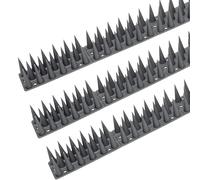 Bird Spikes, Pigeon Spikes for Pigeon Deterrent to Keep Bird or Animals Away, for Outdoor Garden to Keep Birds Away,Fence Wall Spikes of Bird Deterrent Covers 2m,Grey