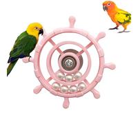 Bird Spin Wheel - Fun Interactive Chewing Execiser | 360-Degree Rotatable Bird Toys For Perch Small Animals Cage Boredom Relief Entertainments And Other Purpose