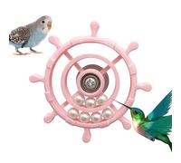 Bird Spinner Interactive Nibbling Wheel - 360 Degree Rotating Bird Toys, for Entertainment on the Perch with Nibbling Function to Prevent Boredom in the Cage