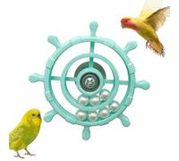 Bird Spinner Wheel - Crushing and Chewing Exercise, 360 Degree Rotating Wheel for Small Parrots | for Perch Entertainment Chewing Anti-Boredom Cage