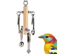 Bird Spoon Toy, Stainless Steel Hanging Parrots Chewing Toy for Small to Large Parrots