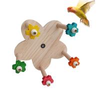Bird Stand for Parrots, Rotating Round Toy Bird Perches, Pet Bird Accessories, Rotating Stand for Chickens, Hamsters, Cockatiels, Parakeets, Parrots, Gerbils Anulely
