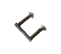 Bird Stand Perch Natural Wood Standing Tree Stick Parrot Chew Toy Stable Scrub Station Cage Accessories