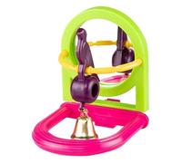 Bird Stand with Bird Mirror for Cage, Mirror with Bell Charm, Interactive Intelligence Toy Gifts for Budgies Parakeets Cockatiels Toys Parrot Toys