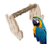 Bird Stands for Parrots - Wooden Stand for Birds,Bird Cage Exercise Toy, Parakeet Cage Accessories, Bird Perch Stand for Cockatiels, Lovebirds