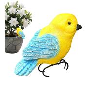 Bird Statue,Artificial Resin Figure Ornaments - Artificial Bird Figure Plant Pot Decoration,For Garden,In The Yard,Outdoor,Terrace,Home And Greenhouse