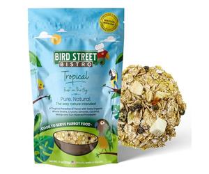 Bird Street Bistro Tropical Feast on the Fly Parrot Food 11oz
