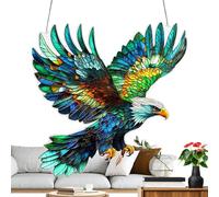 Bird Sun Catcher, Window Decoration Made of Stained Acrylic | Bird Spotted Wall Trailer - Sun ccher Flying Bird Trailer Made of Colored Glass