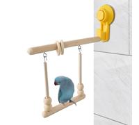 Bird Swing, Bird Swing Toys, Bird Seat Rod, Rocking Toys For Parrots | Wooden Parrot Toys, Feeding Toys For Birds On The Wall With Stand | Accesso