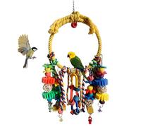 Bird Swing for Cage, Bird Seat Ring Swing Accessories, Pet Supplies, Interactive Climbing Toy for Naging, Movement, Game, Boredom Love Birds, Canaries