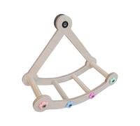 Bird Swing Games - Hanging Bird Fishing, Swing Bird Cage, Safe Wooden Perch | Hammock Fishing for Parishes, Funny Natural Bird Toys, Accessor