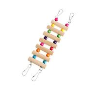 Bird Swing Parrot Cage Swing Hanging For Play For Macaw Wooden Bridge Ladder For Small Sized Birds For Cage Decor