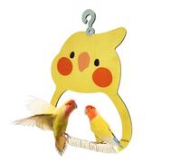 Bird Swing - Swinging Toys for Birds Inside The Cage,Habitat Decoration Colorful Chewing Exerciser for Yard Porch Garden Windowsill Playground Balcony