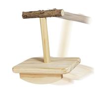 Bird Swing Toy - Wooden Table Perch for Parrots | Natural Wood Bird Safe Swings | Bird Perch Stand | Chew Toys For Birds