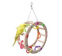 Bird Swings for Parakeets Colorful Foraging Climbing Ferris Wheel | Bird Toy Rotating Perch Toy Macaws Parakeets Sparrows Squirrels