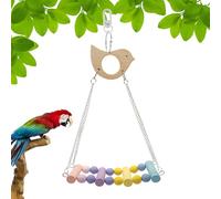 Bird Swings for Parakeets, Parakeets, Bird Cage Toy - Pet Bird Cage Accessories with Metal Hooks for Budgies, Parakeets, Love Birds