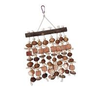 Bird Tearing Puzzle Parrot Block Toy Bird Cage Chewing Toy Corncob Swing For Various Bird Birdcage Hanging Parrot Supply Bird Entertainment Toy